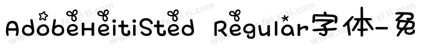 AdobeHeitiSted Regular字体字体转换